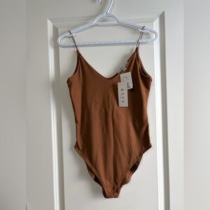 Gaze Chocolate Brown Bodysuit